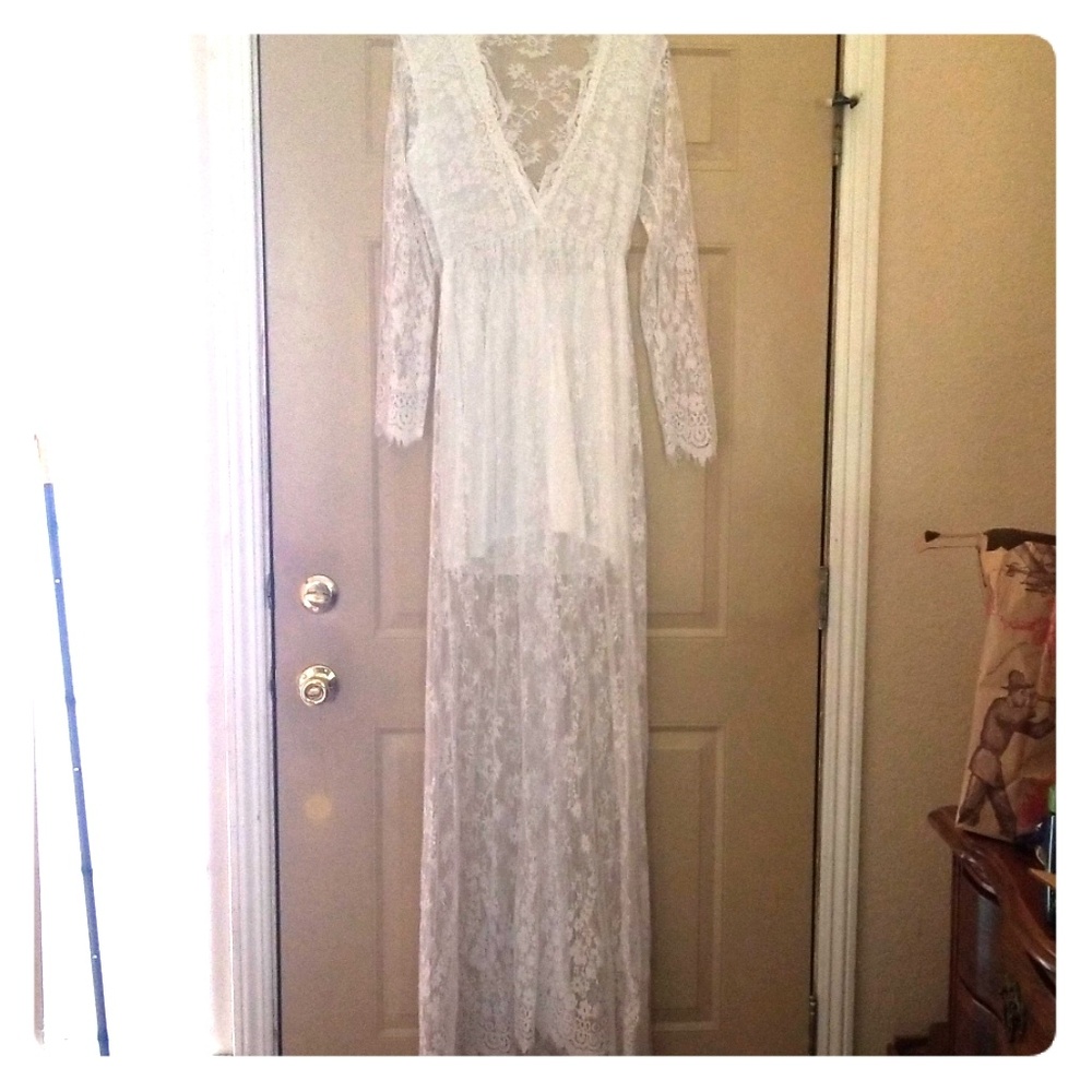 Lace Maternity Dress